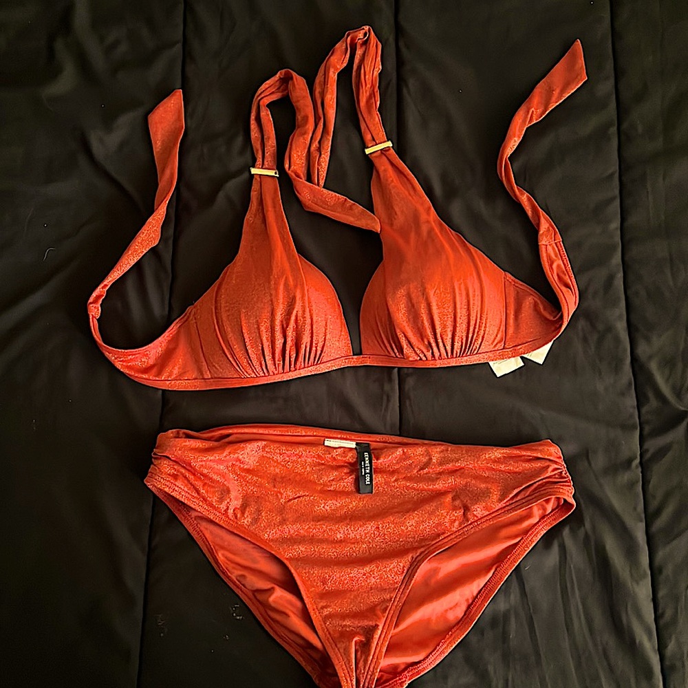Kenneth Cole 2 piece bikini 36B/C and Bottom size L